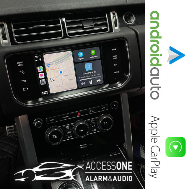 Apple CarPlay Anroid Auto Land Rover